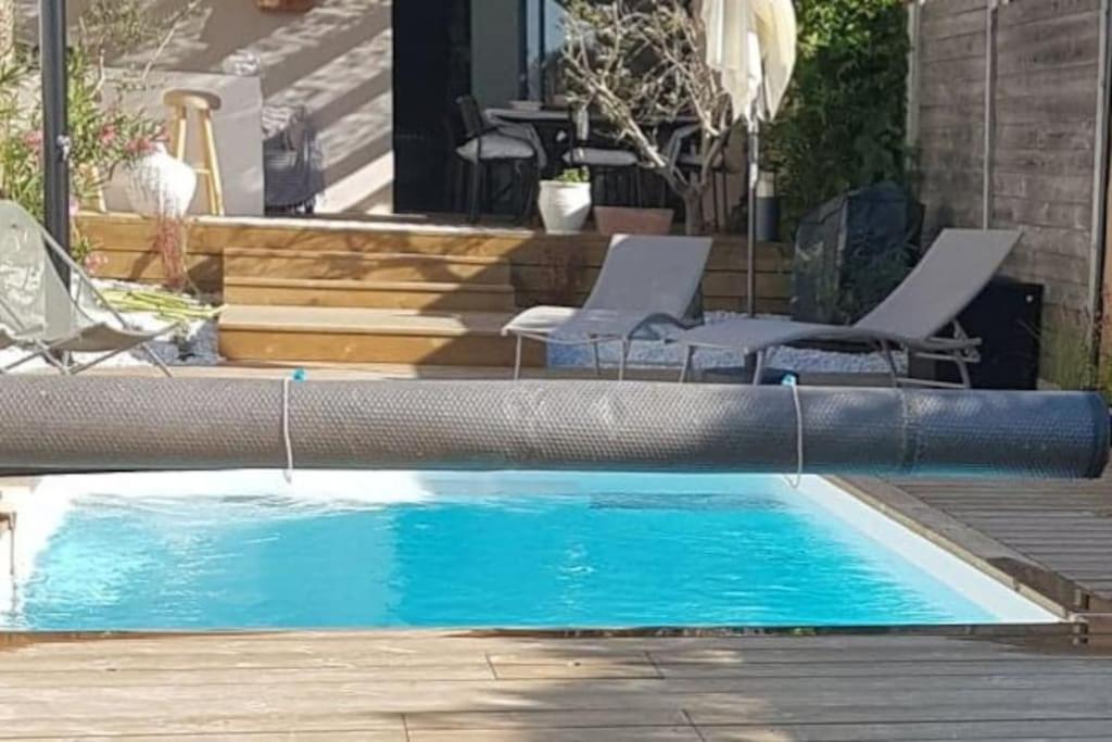 Villa Baliste Et Sa Piscine Aux Sables D'Olonne ชาโตว์-ดิโอโลนน์ ภายนอก รูปภาพ